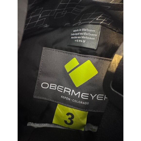 Obermeyer Warp Size 3 Small Boys Snow Bibs Ski Pants NWT $99 - Picture 3 of 12